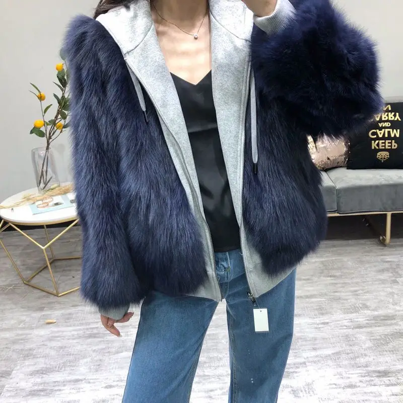 2025 Winter Women's New Fur Short Thickened Cotton Coat Reversible Fashion Versatile for Young Women