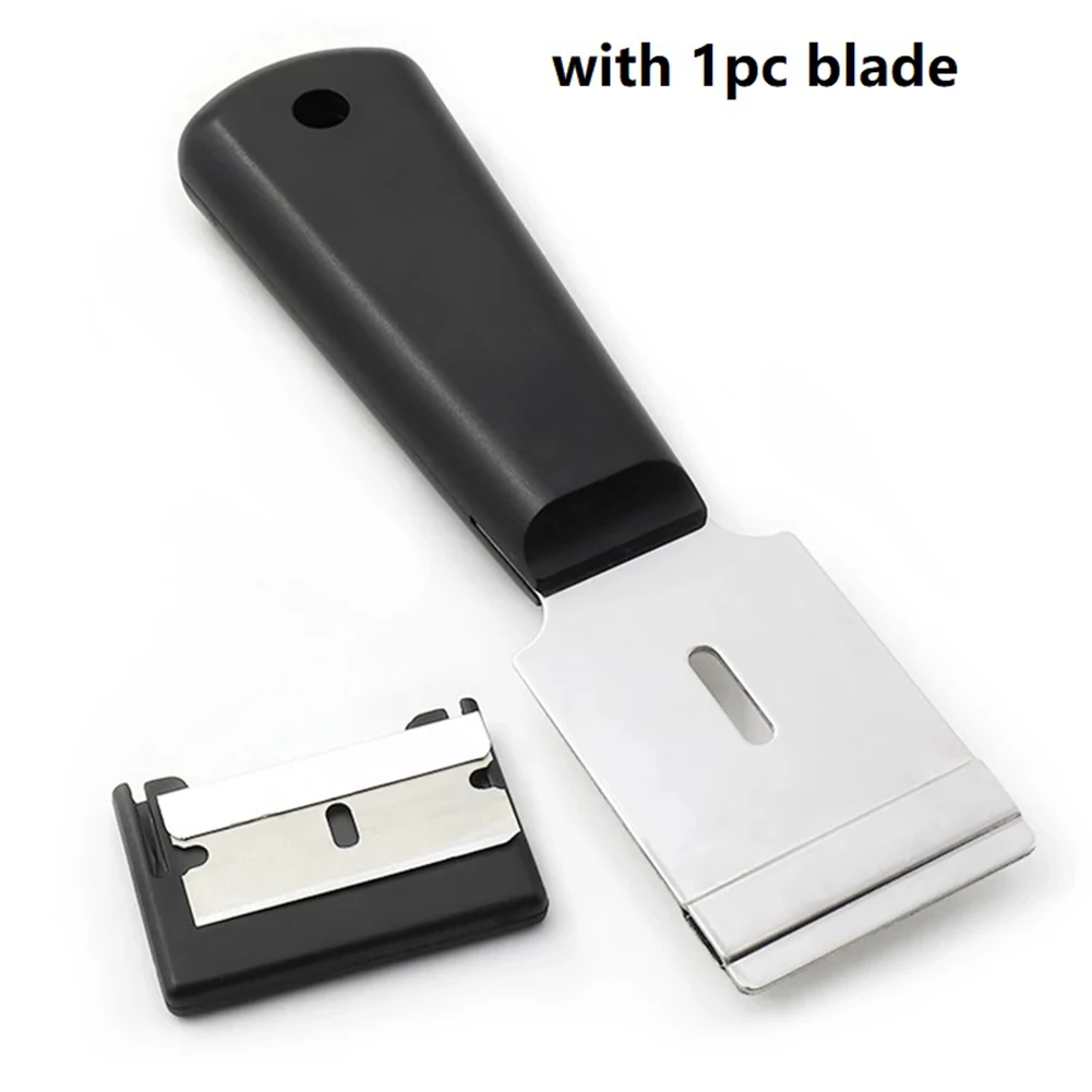 

Replaceable Cutter Handle With Blade Leather Cutter 4cm Blade Length Black DIY Cutting Rustproof Stainless Steel