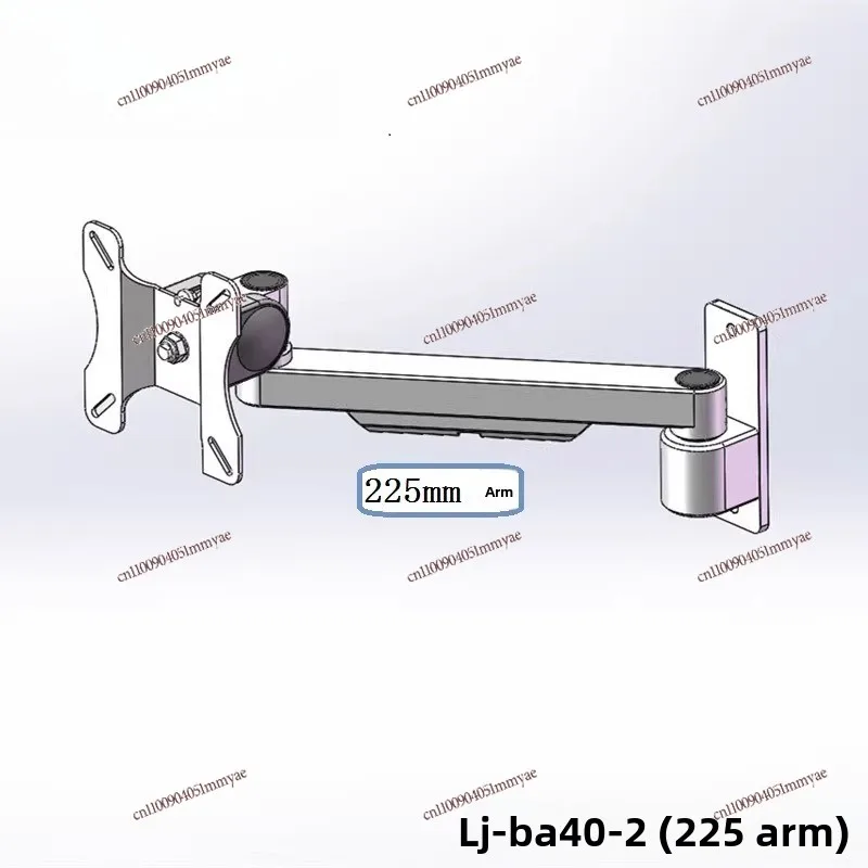 Aluminum alloy computer monitor bracket, robotic arm, column