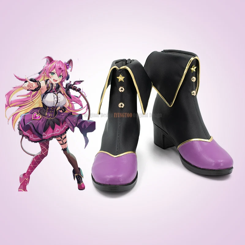 

Mano Aloe Vtuber Anime Characters Shoe Cosplay Shoes Boots Party Costume Prop