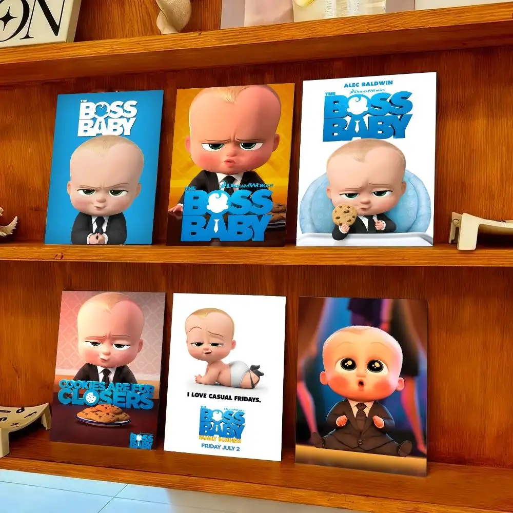 The Boss Baby Poster HD Self-adhesive Waterproof Paper Sticker Suitable For Living Rooms Bedrooms Home Decor
