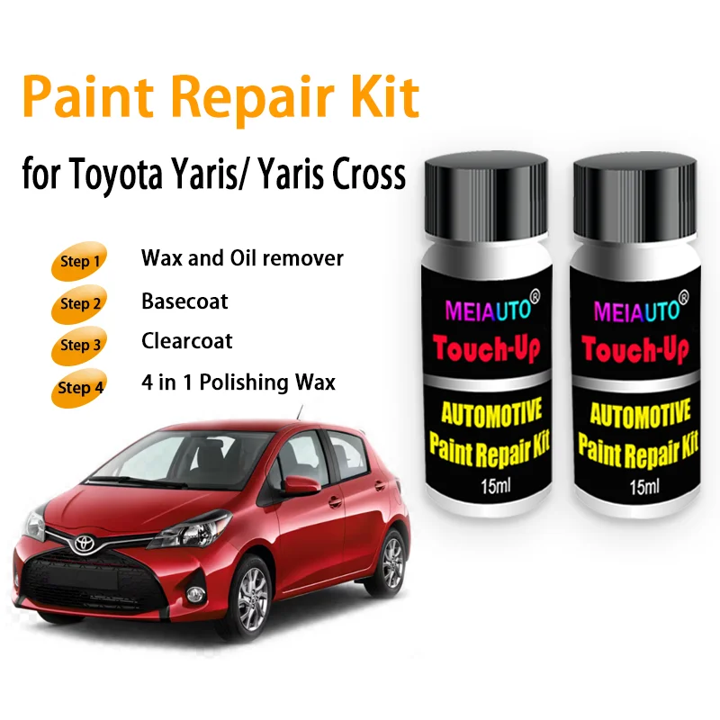 Kit de reparação de pintura do carro para Toyota Yaris Cruz, removedor de arranhões, acessórios de cuidados automotivos, 2024, 2023