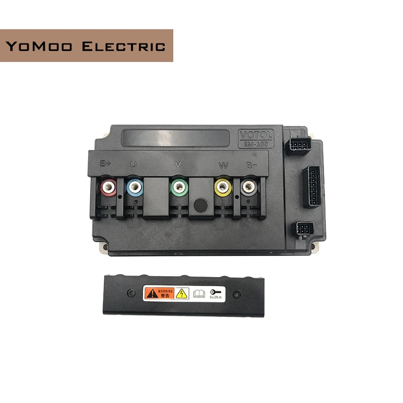 VOTOL EM-100 100A 2KW 3KW Brushless DC Controller For QS Wheel Hub Mid-Drive Motor