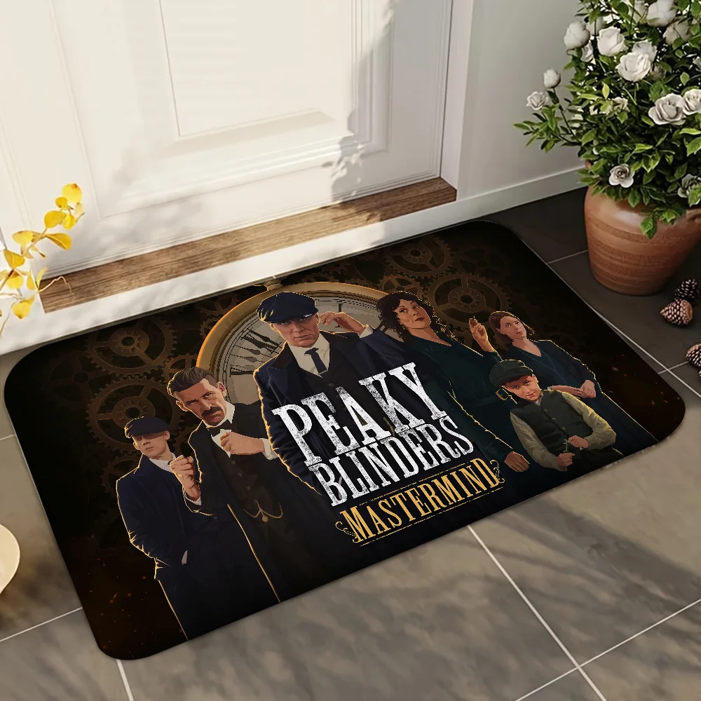 1pc P Peaky Blinders tappetino zerbini tappetino per la casa tappetino per piedi tappetini assorbenti per il bagno tappetini antiscivolo decorazioni