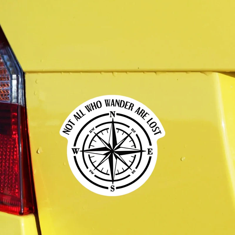 ملصق بوصلة لابتوب ، زجاجة ماء ، شاحنة سيارة ، جيب ، دراجة نارية ، طلاء سيارة ، نافذة ، جدار ، كل الذين يفقدون