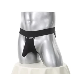 Sexy Men Underwear Penis Cock Ring Cockstrap Panties Inner Cockring Briefs Ice Silk Sheer Underpants slips hombre