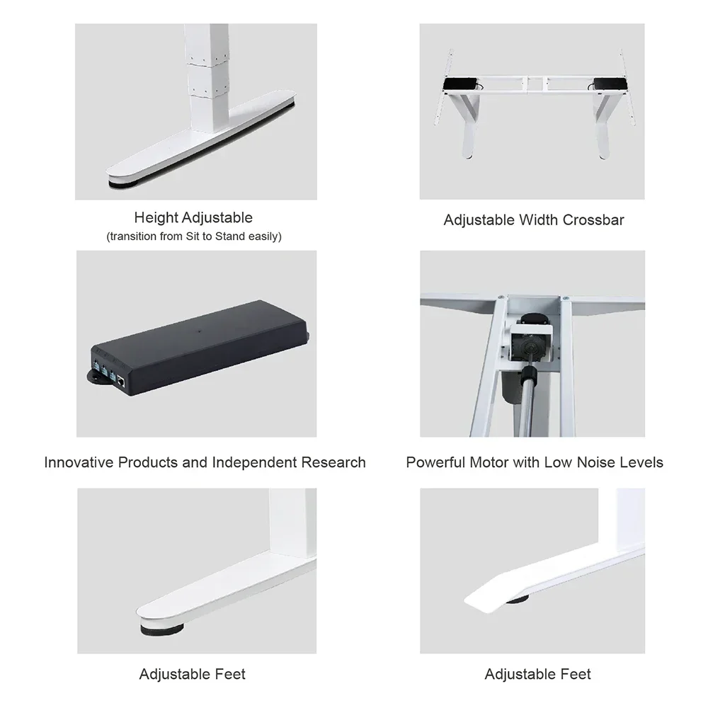 'Chramount High Quality Hight Adjustable Table Dual Motor Standing Desk Electric Standing Desk Frame