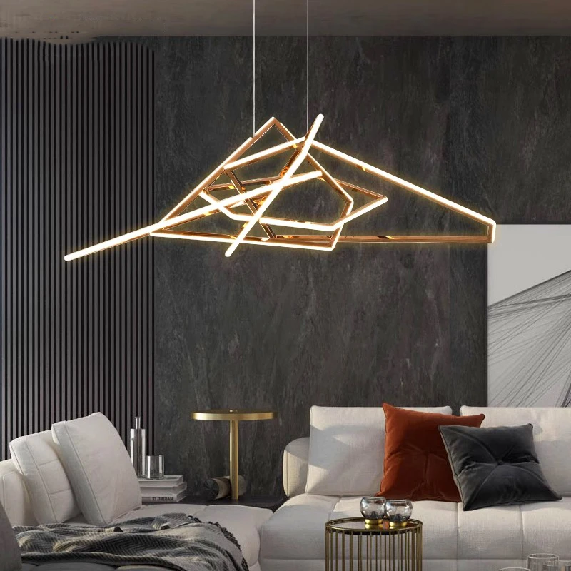 Modern Branch-shaped Chandelier for Dining Room Villa Living Room Hall Pendant Lights Indoor Lighting Hanging Luminaires