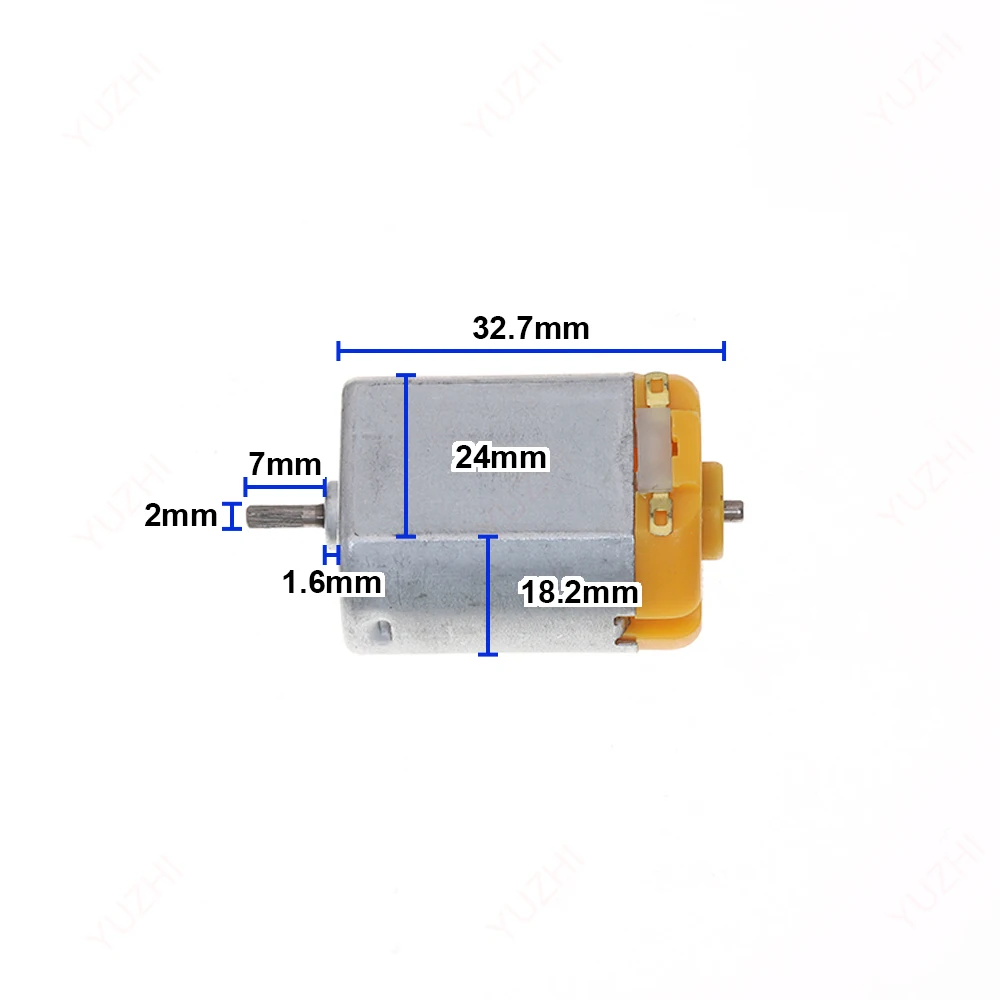 Mini 18mm*24mm 280 DC Motor DC 3V 5V 7.4V High Speed Carbon Brush Motor for Toy Fan Model