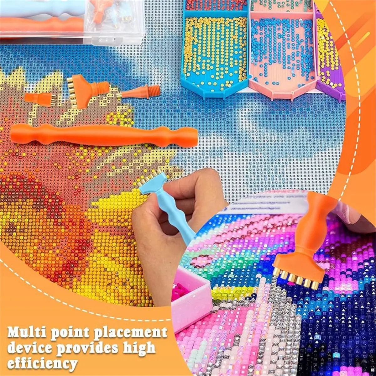 2 Sets of Vacuum Diamond Art Pen Tools Include Diamond Art Pens, for Diamond Art Supplies Accessories