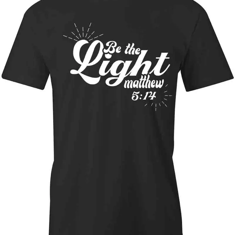 

Футболка BE THE LIGHT d Хлопковая одежда МОТИВАЦИОННАЯ S1BSA101