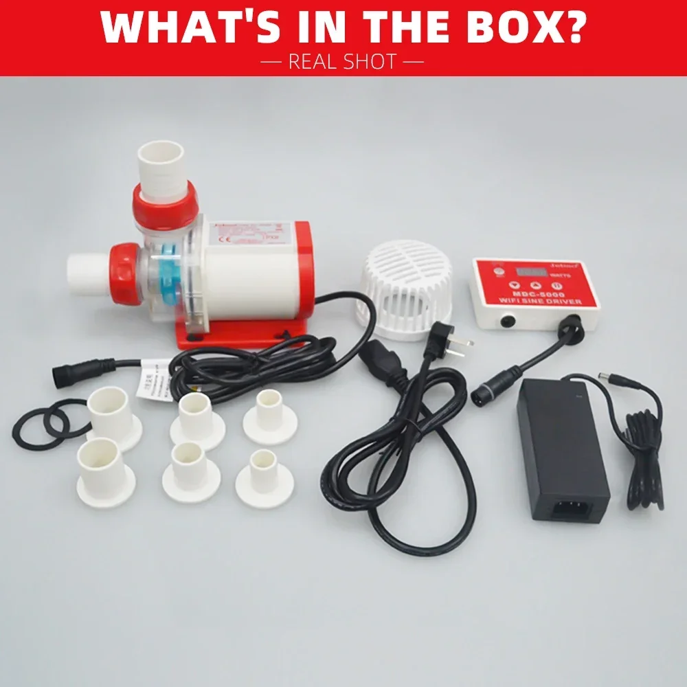 حماية غال 24 فولت 20 وات ~ 80 وات عملية فائقة الهدوء MDC MDP مرشح مضخة مياه حوض السمك وحدة تحكم WIFI #5