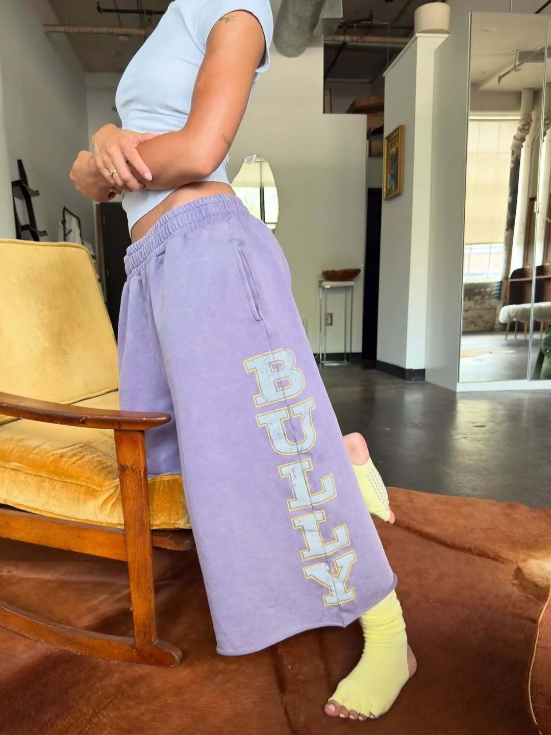 American Casual Street Style Loose Straight Cropped Pants, Oversize Design Letter Printed Pattern, Unisex Loose Straight Pants.