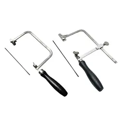 Jewelers Saw Hobby Crafts for Jewelry Making and 12 Blade DIY Woodworking Making Tools Handle Tool Carving Crafts Bow Saw