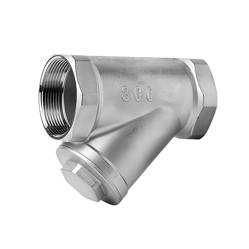 304/316 Stainless Steel 1/4 3/8 1/2 3/4 1 - G2 BSP Female Y-type Filter Booster Pump Water Meter Water Purification Filter Valve