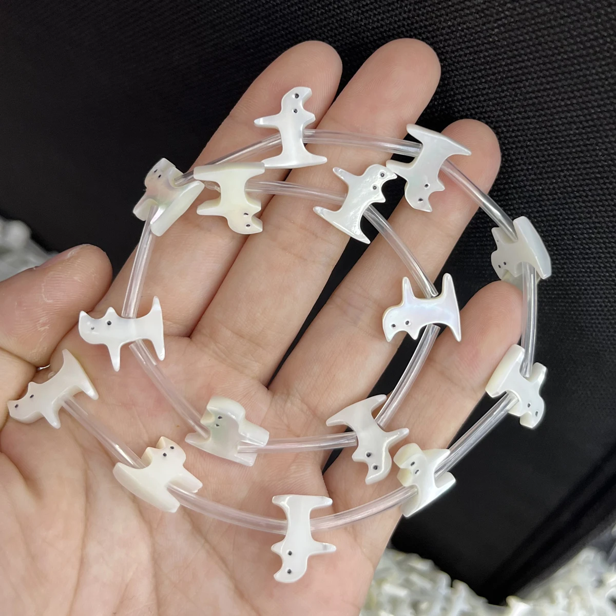 

10x14mm Shells Kittens Beads White Natural Freshwater Jewelry Making DIY Necklace Bracelet Earrings Accessory Wedding Women