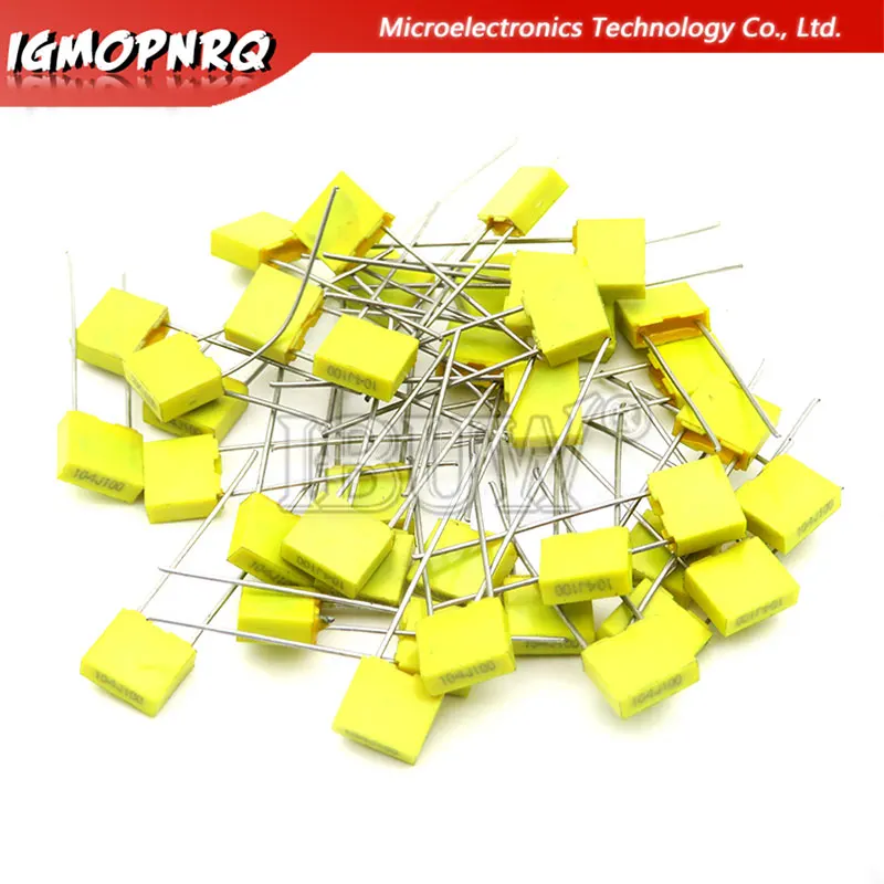 

20PCS Polypropylene Safety Plastic Film 100V 1nF ~ 470nF 100nf 220nf 10nf 47nf 22nf 1nf 0.47uf 0.1uf Correction capacitor IBUW