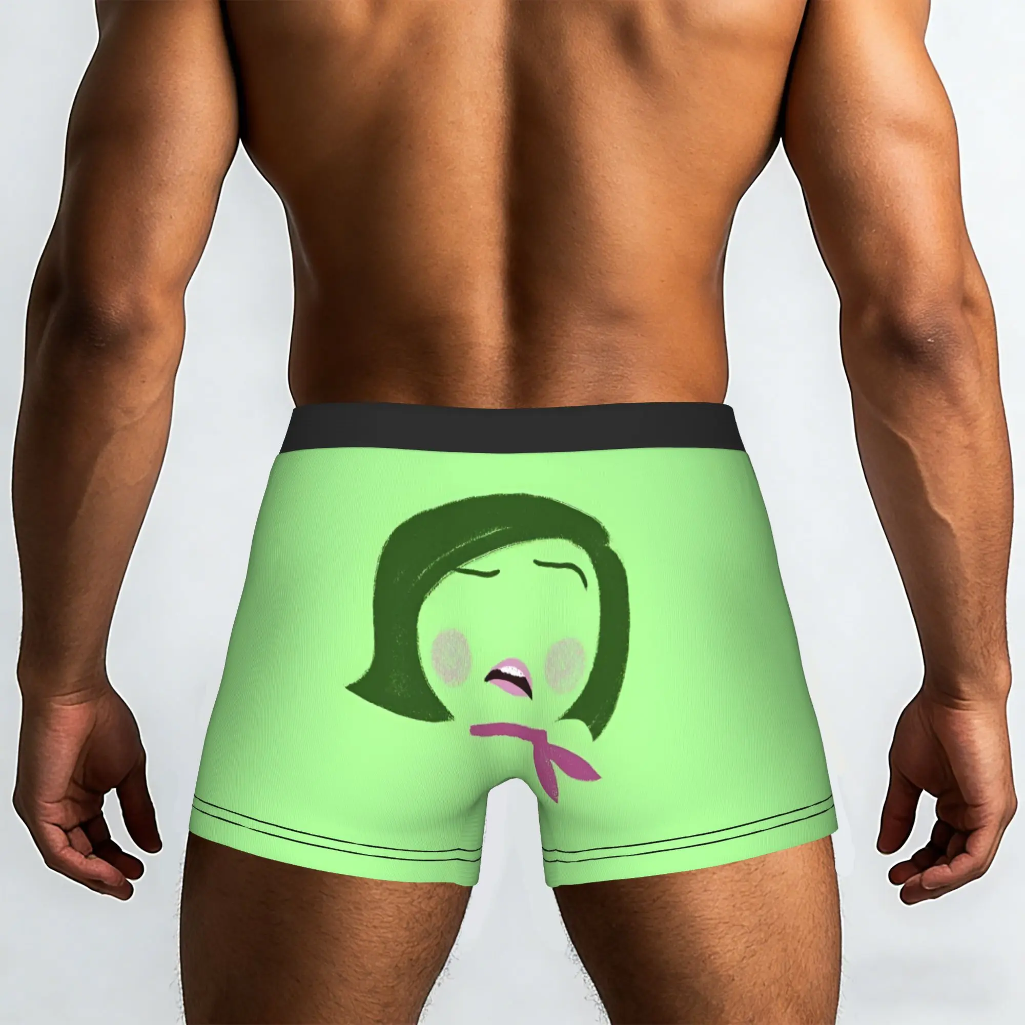 Custom Funny I-Insides Cartoon Out   Boxers Shorts Panties Male Underpants Stretch  Briefs Underwear