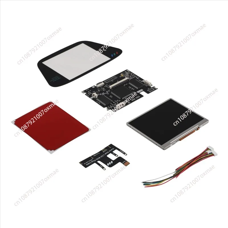 For V4 IPS OGS LCD Screen Kits for SEGA Game Gear Full Screen V4.0 Display LCD Highlight Brightness for SEGA GG Black