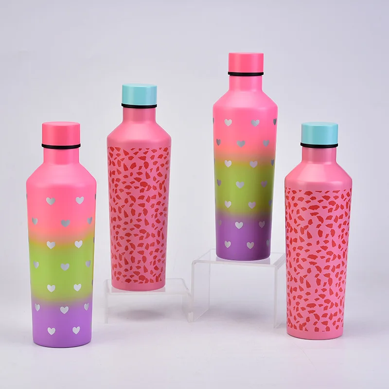 

500ML Double Wall Stainless Steel Insulated Bottle Small Mouth Thermos Bottle Vaccum Thermal Water Bottles