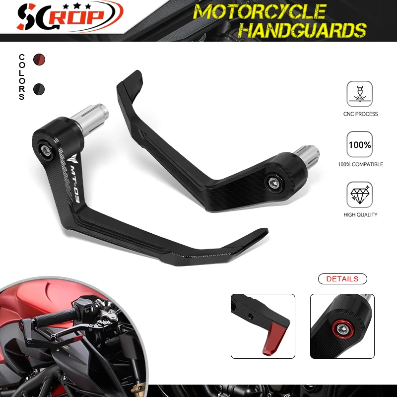 

mt03 mt15 mt25 mt125 CNC Motorcycle Handguard Protection For MT-03 MT15 MT-25 MT125 7/8" 22mm Brake Clutch Handlebar Lever Guard