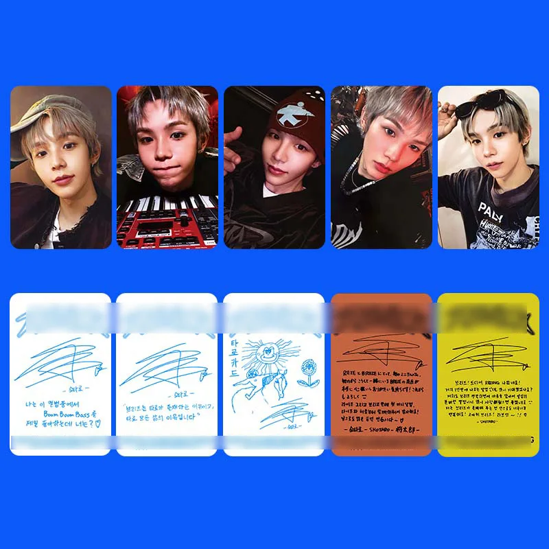 5Pcs/Set Kpop RIIZE New Ablum RIIZING Photocard Sungchan Anton Wonbin Solo Photo Cards Postcards For Fans Collection Gifts