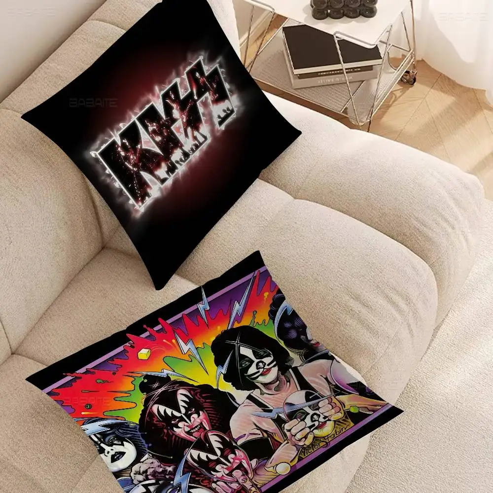 K-KISS BAND Pillow Anime Pillow Sofa Bed Head Pillow Cover Cushion Cover 45x45 cm Fashion