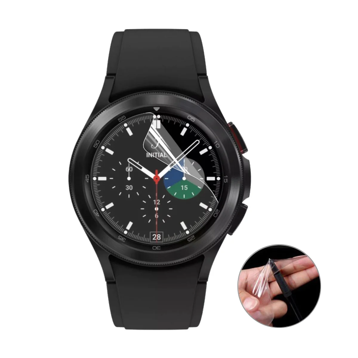 

Для Samsung Galaxy Watch4 Classic 46 мм Защитная пленка для экрана TPU Ultra Clear Full Cover Film - прозрачная