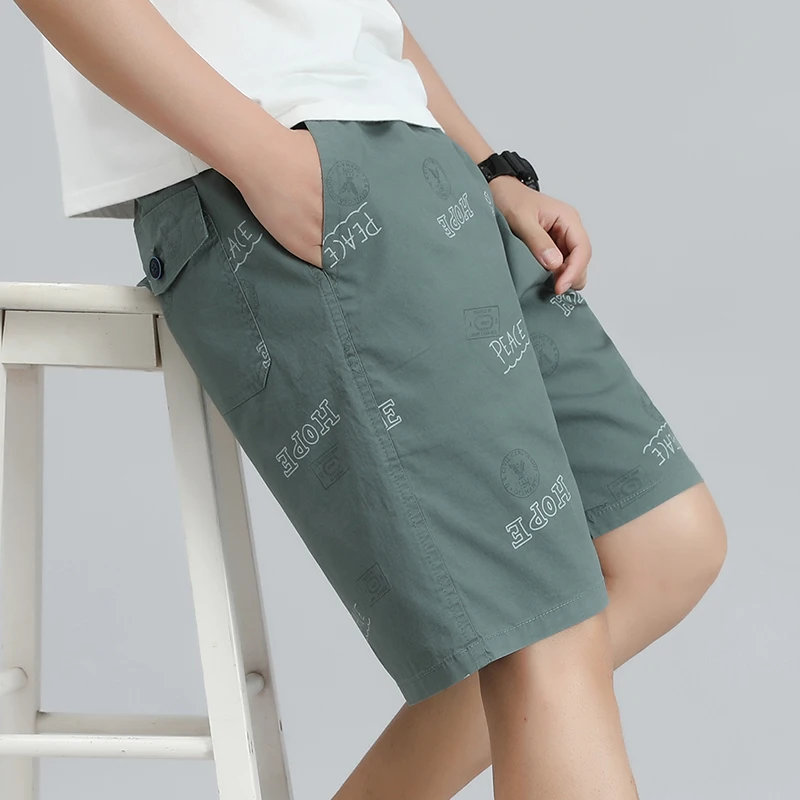 New Casual Sports Shorts Cool Summer Cotton Jogger Shorts Big Size 6XL Man Beach Print Shorts Swimsuit Quick Dry  Board Shorts