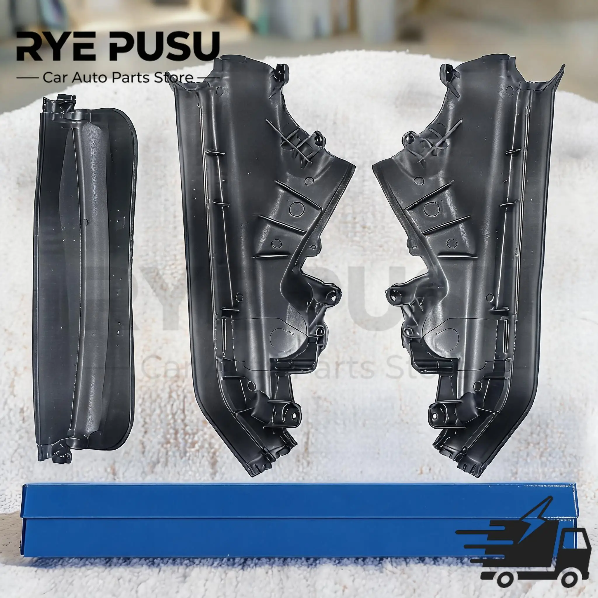 For BMW X5/X6 E70/E71/E72 Upper Engine Compartment Partition Panel Set (51717169419/51717169420/51717169421) 3Pcs