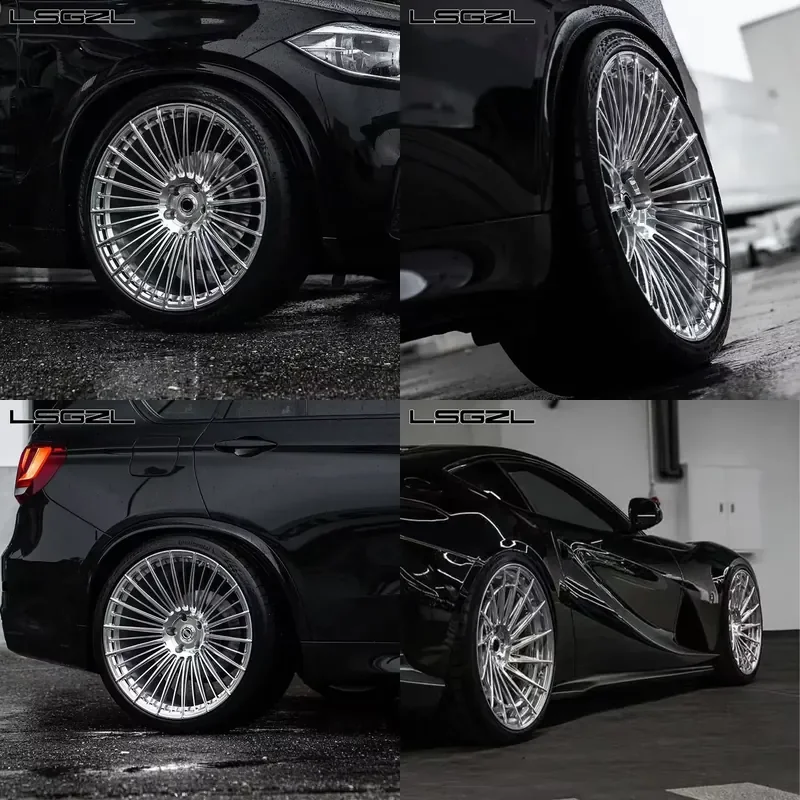 i Custom Deep Concave Chrome Forged RIM for RS6 Gtr 5x114.3 5x120 5x112 18 19 20 21 Inch Car Wheel