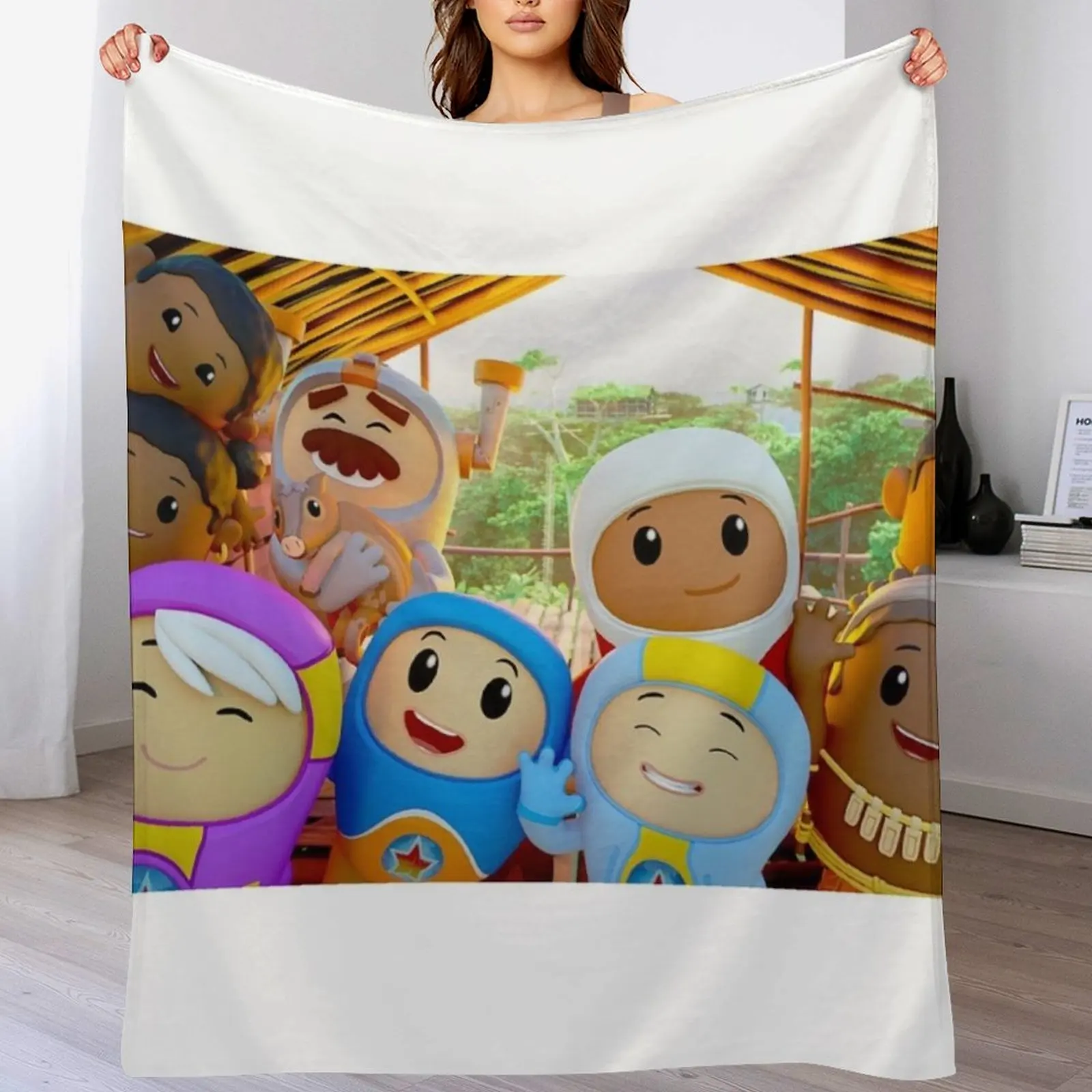 

Go Jetters Throw Blanket Tourist Retros Comforter Summer Blankets