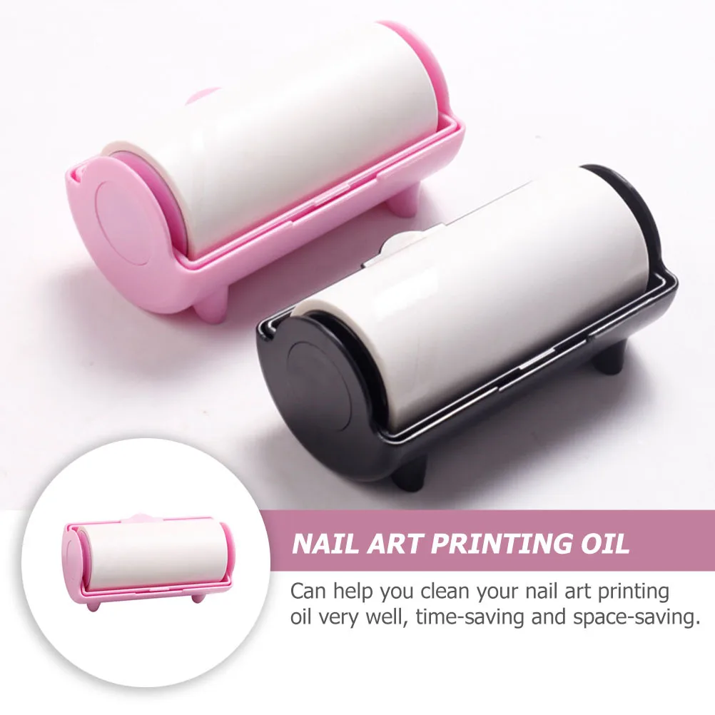 مزيل زيت الأظافر، بلاستيك ممتاز، متين، سهل الاستخدام، أداة مانيكير محمولة، طباعة فن الأظافر، منظف زيت للمنزل #5