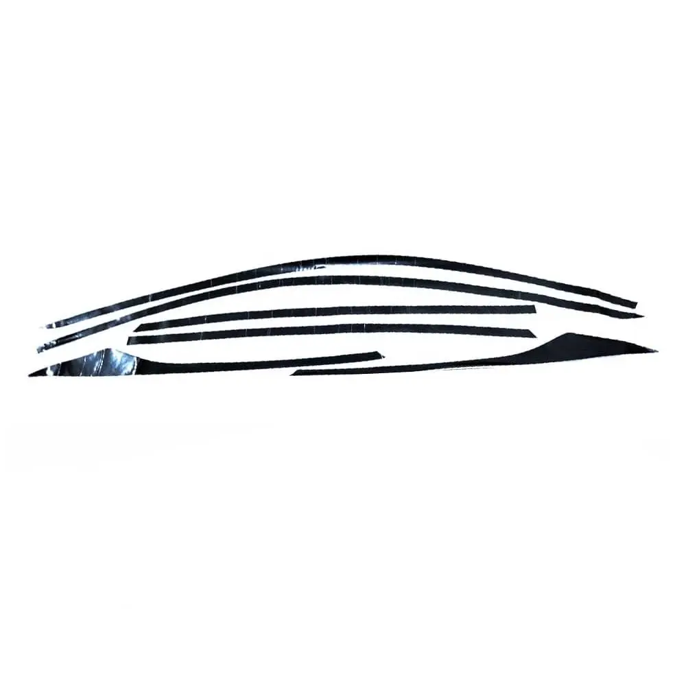 

6x Gloss Black Window Trim Chrome Delete Blackout Pre Cut For Honda Accord 18-20