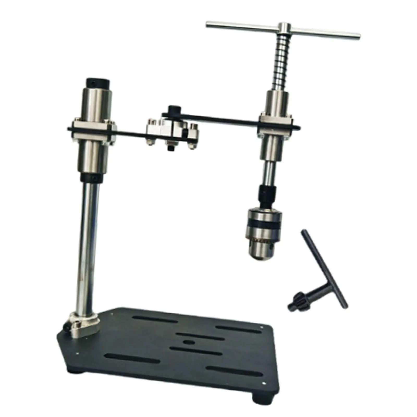 Durable Manual Threading Machine Vertical Desktop Tapper Reliable Stainless Steel Tabletop Tool for Metal Workshop Repair