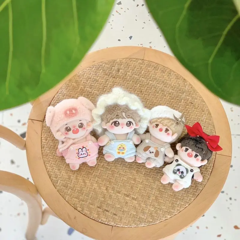 

10 см хлопковая кукла, детская одежда, милые эластичные подтяжки, серия без атрибутов, универсальная кукольная одежда для костюма Kawaii вручную