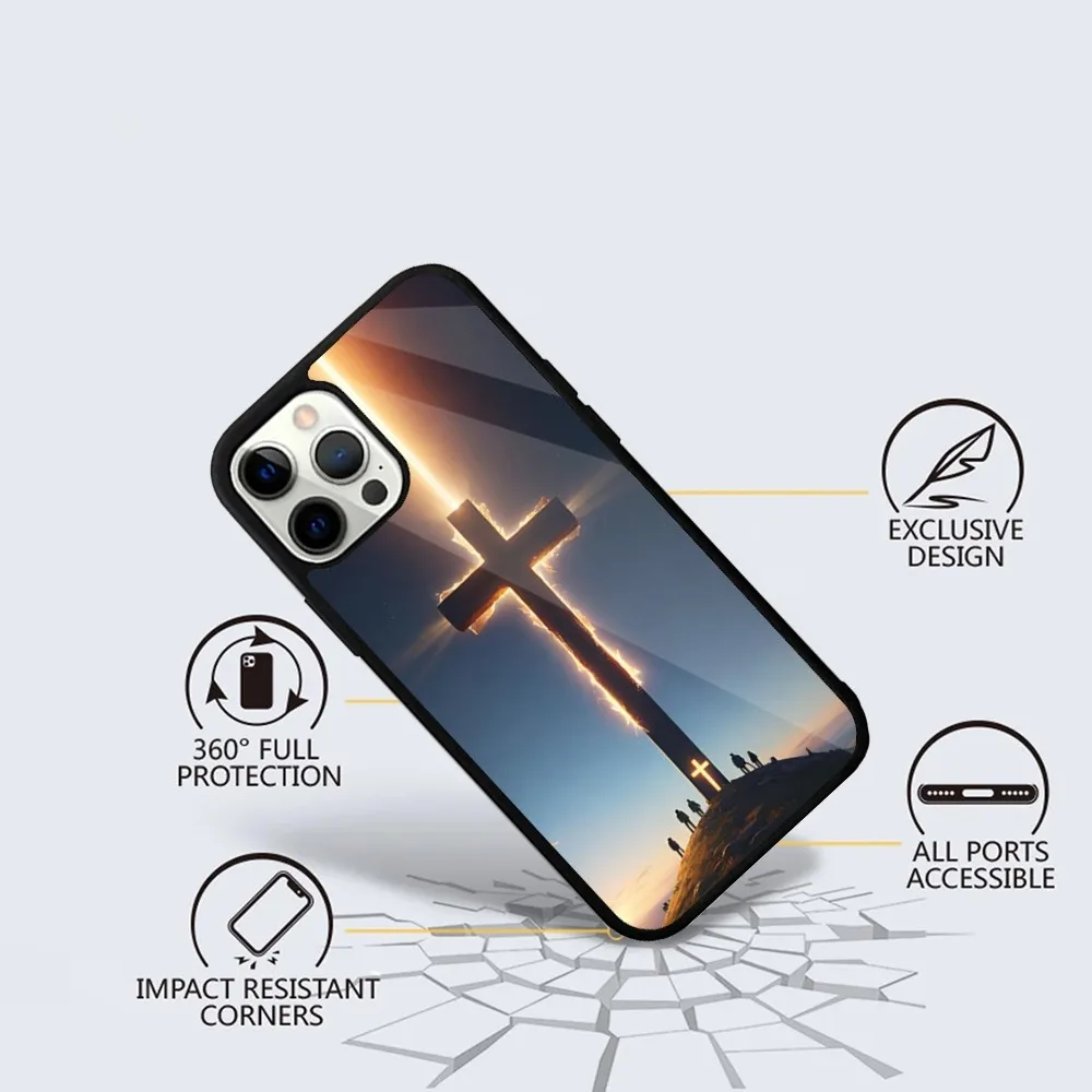 Faith Christian Religious Jesu  Phone Case For iPhone 15,14,13,12,11,Plus,Pro,Max Mini Magsafe Magnetic Wireless Charging