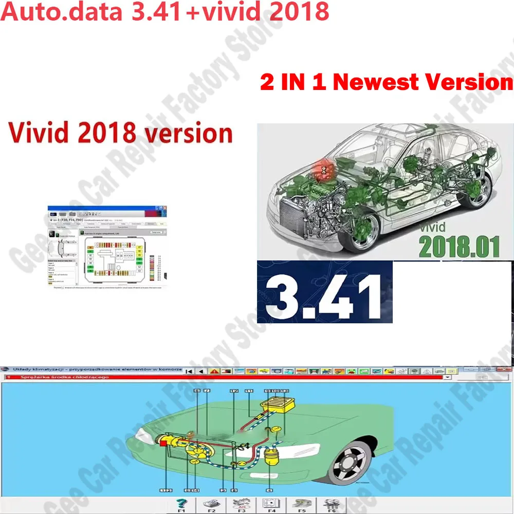 Vivid 2018 ورشة عمل البيانات اكسسوارات السيارات Atris-Technik أجزاء كتالوج أوروبا سيارة إصلاح البرمجيات + Autodata 3.41 obd2 أداة الماسح الضوئي #1