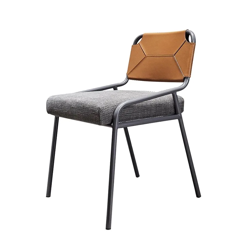 كرسي المصمم الاسكندنافي - مسند ظهر عتيق لتناول الطعام والزينة