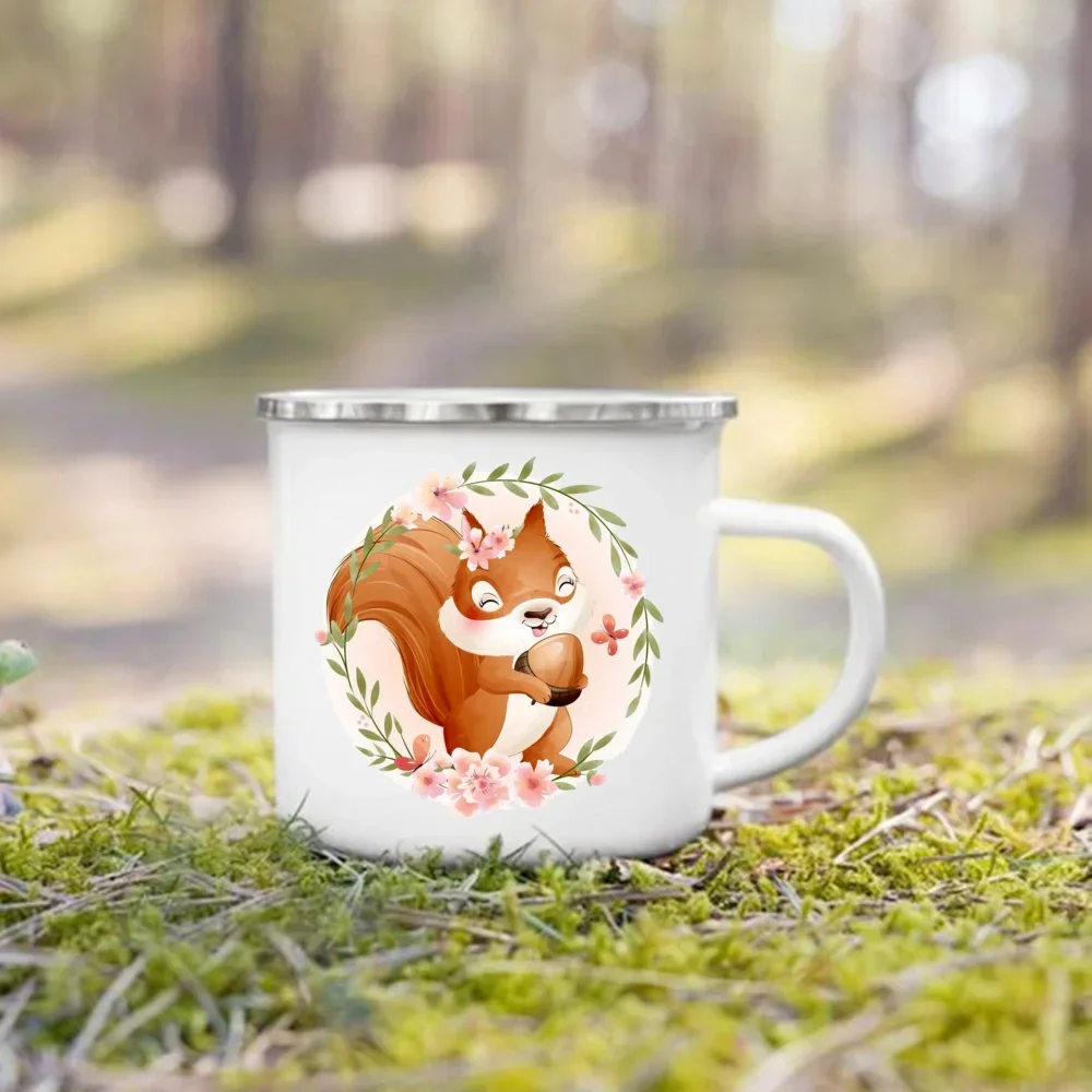 Cups for Coffee and Tea Cute Forest Animal Tiger Lion Deer Print MugCupshe Personalized Gifts Drinkware Kids Cup Mugs Beer Gift