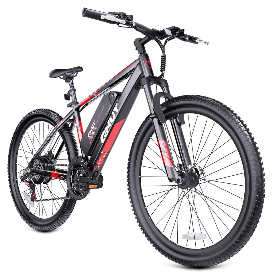 QNUT Victor Electric Bike For Adults 1000W Peak Motor 36V 7.8AH&10.4AH E Bike 26' Fat Tire Mountain Bike 20mph Electric Bicycle image 14