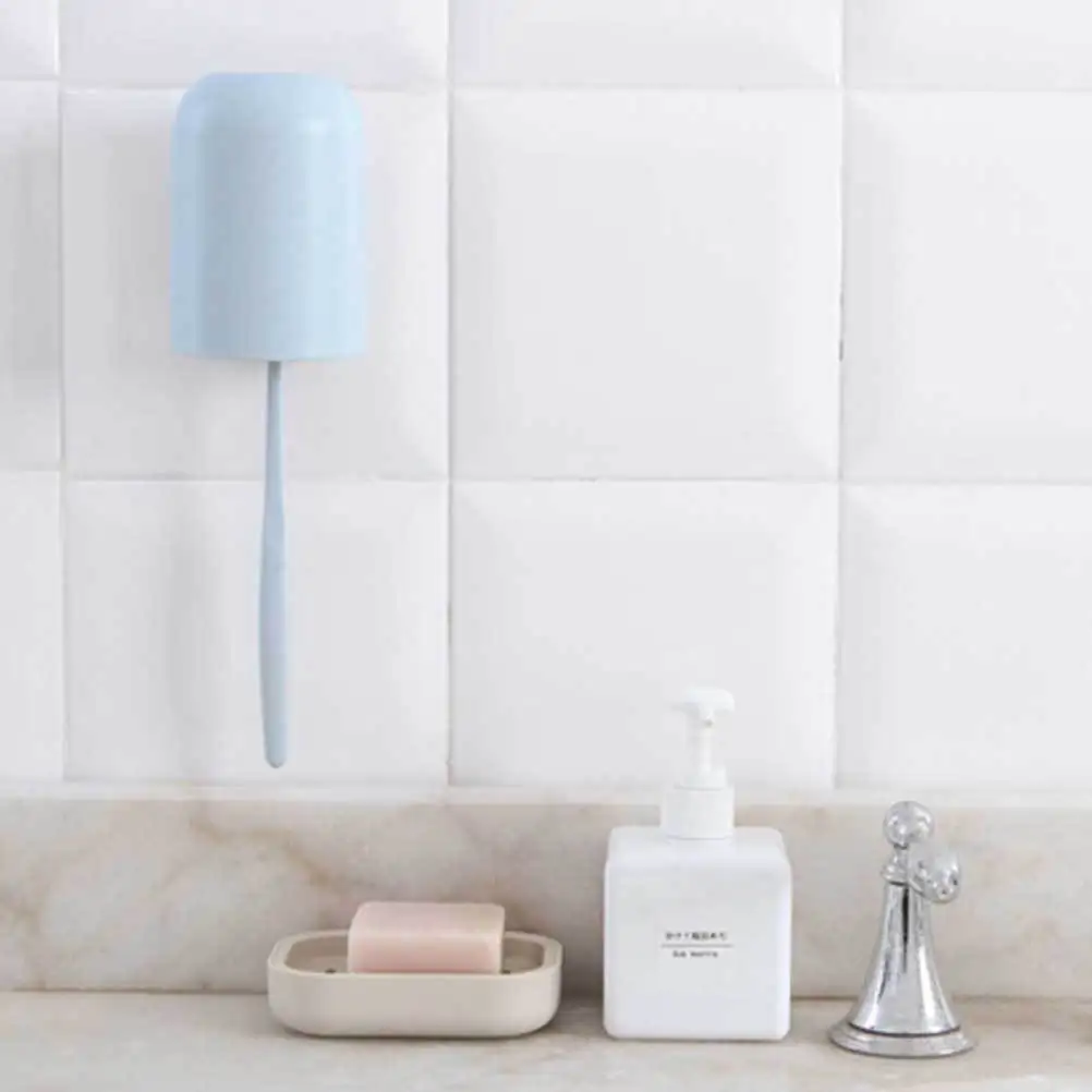 

2Pcs Toothbrush Rack Stainless Steel Self-Adhesive Wall-Mounted Storage Stand Bathroom Supply Silver Toothbrush Rack