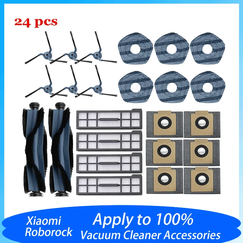 Для Eufy X10 Pro Omni Запчасти для робота-пылесоса основная боковая щетка Швабра Ткань Hepa фильтр пылесборник аксессуары запасные части