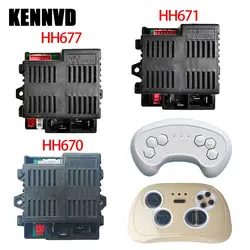 12V HH671K HH677K HH670K Children's Electric Toys Car 2.4G Bluetooth Remote Control Box Receiver Motherboard Accessories Parts