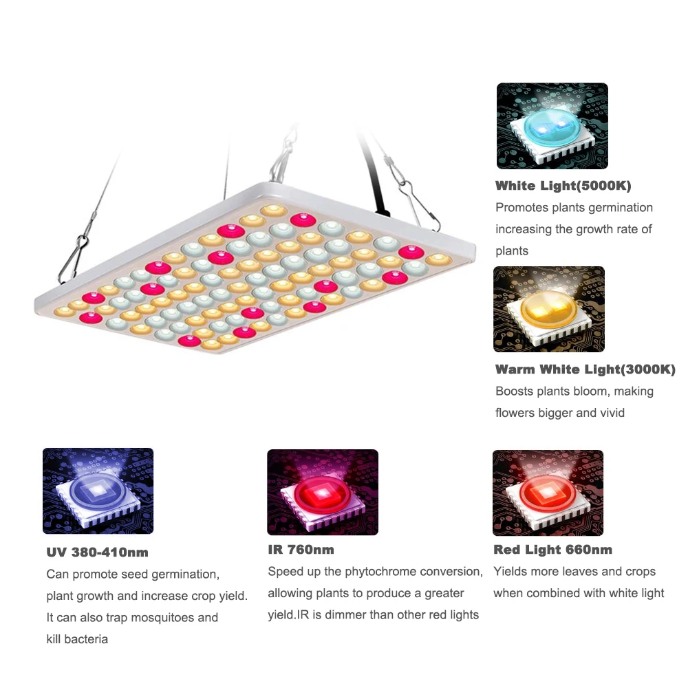 Marketingová propagace LED dělat se rostliny lehký pro halové rostlin Samsung diod plný spektrum osvěta lampa pro seeding veg zatracený