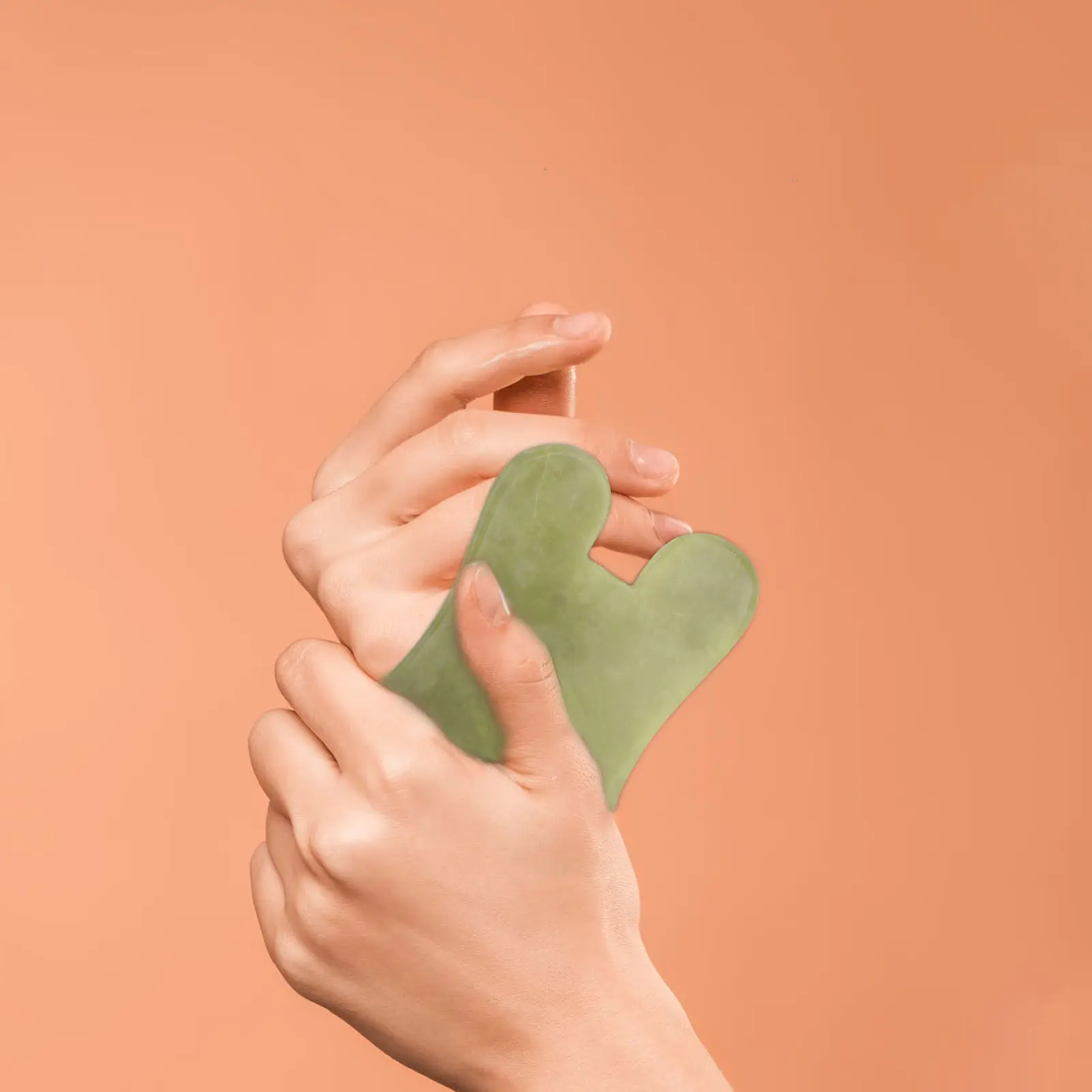 2Pcs Natural Jade Gua Sha Board Face Massager Plate for Daily Skincare Facial Lymphatic Drainage Relaxation Gift Gua Sha Massage