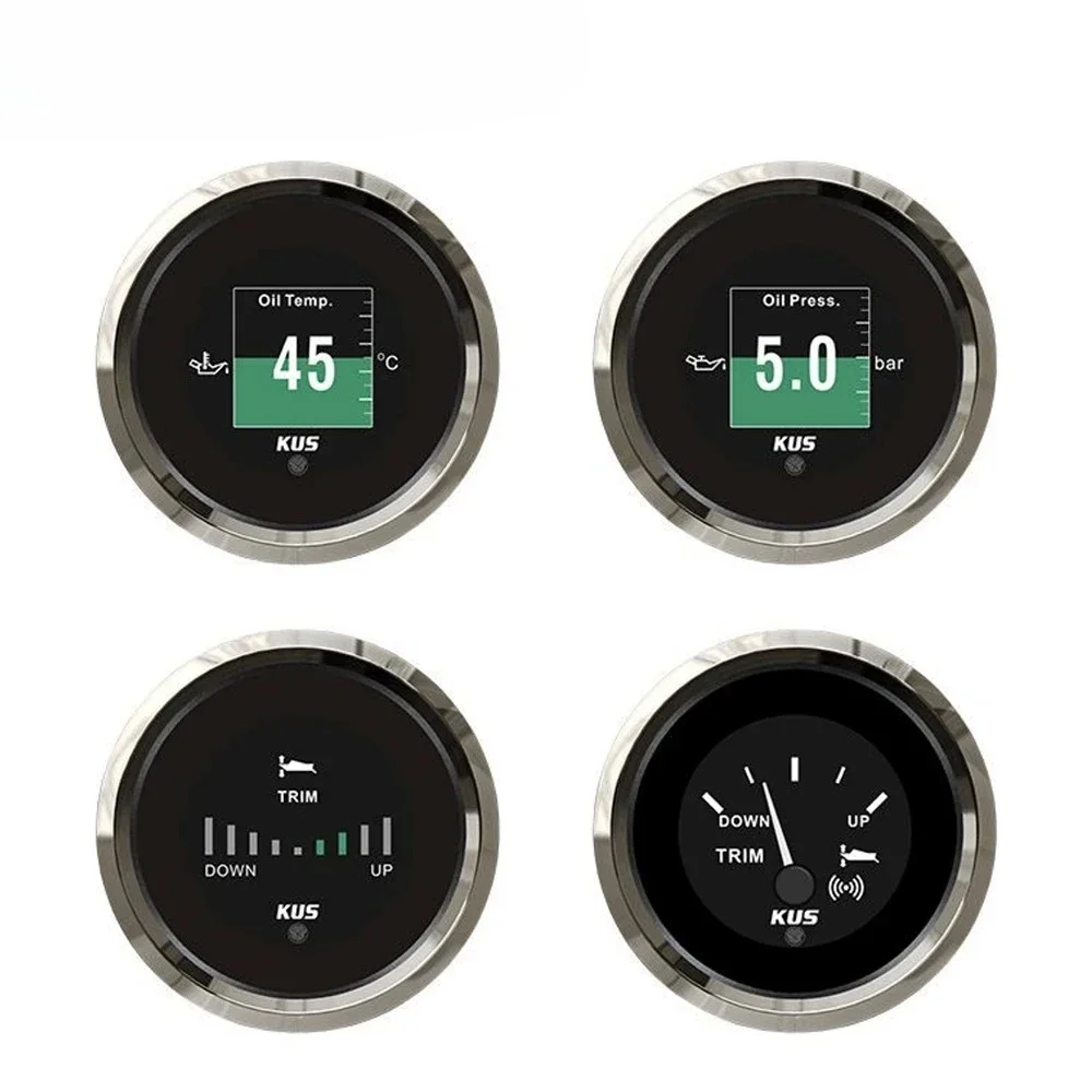 KMG-20T Marine Meter Multifunctional Meter Kit compatible with J1939, NEMA2000 and analog    for boats, yachts