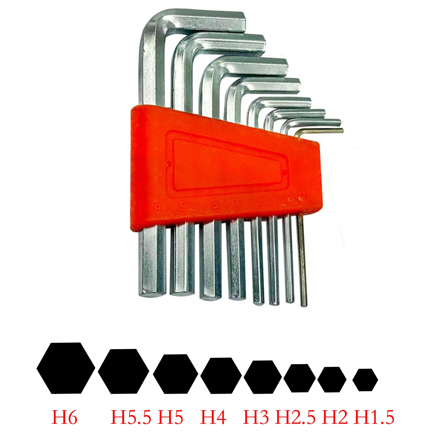 

Набор шестигранных ключей от 8 шт. от 5 до H6 с подставкой для хранения для сборки мебели, ремонта автомобилей и заданий по техническому обслуживанию дома