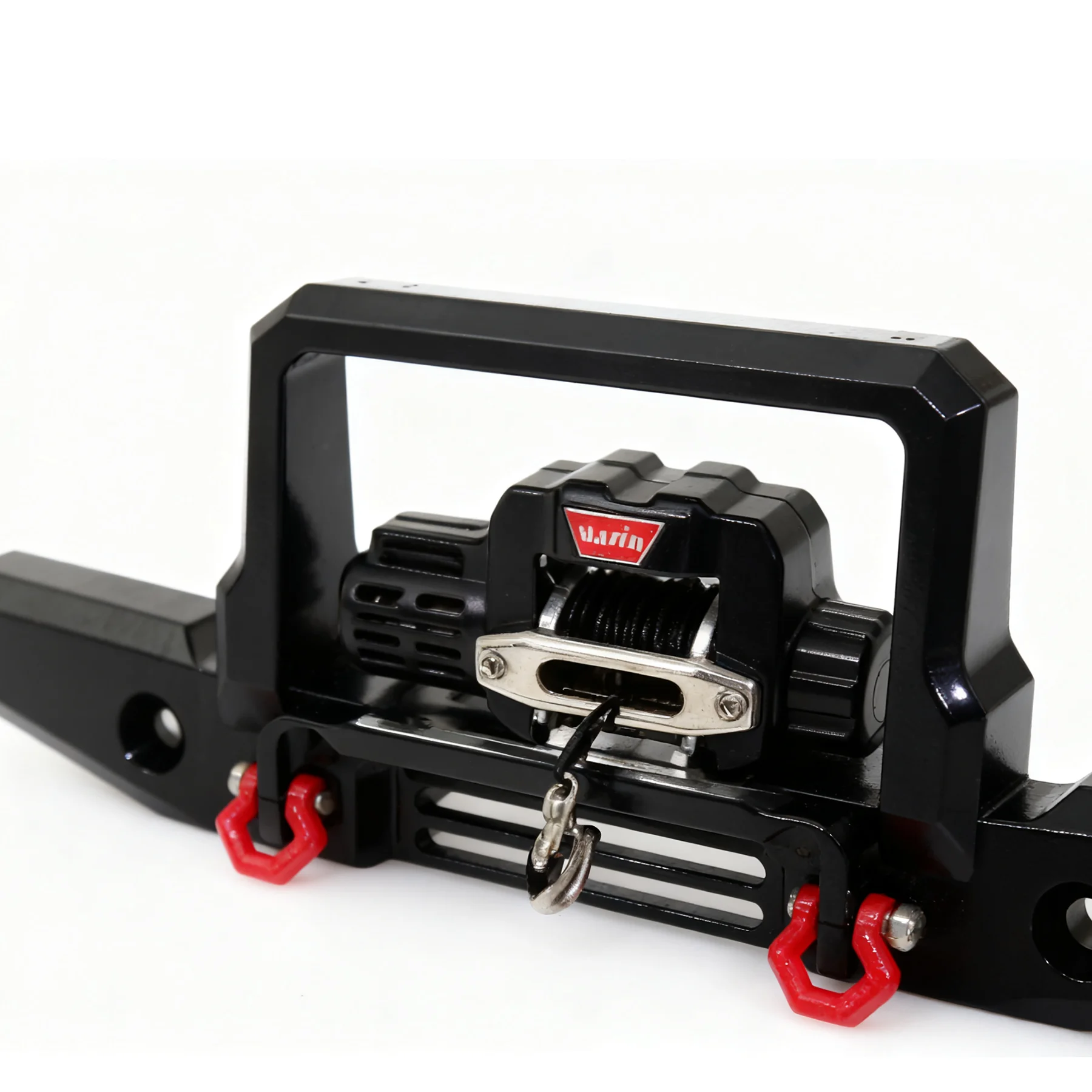 Guincho automático de metal de simulação para 1/18 trx4m 1/24 scx24 rc crawler carro peças de atualização acessórios