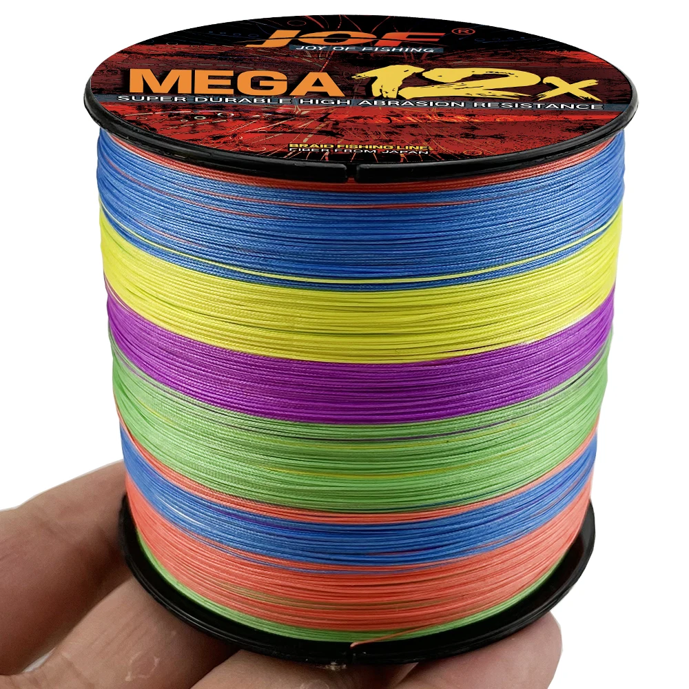 X12 Braided Fishing Line 300M Multifilament PE Super Tensile Strength 11.3KG-54.5KG Suitable for Saltwater Jigging Winch Lures